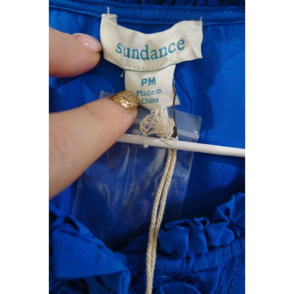 Sundance Sera Ruffled Blouse - Teal Blue MP - Picture 5 of 6